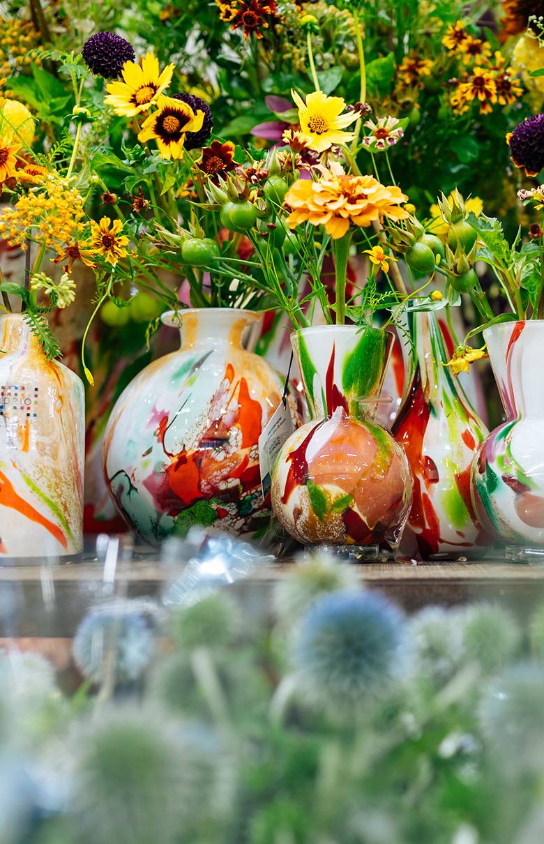 花柄大壺 イタリア製 大田支店 | FLORE21